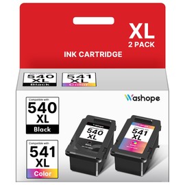 PG540XL CL541XL Multipack Printer Cartridges 540XL 541XL PG540 CL541 Cartridges Replacement for Canon Pixma TS5150 TS5151 MG3550 MG3600 MG3650 MG3650s MG4200 MX475 MX530 (2 pack: