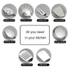 Eagrye 8-Piece Stainless-Steel Kitchen Cooking Utensils