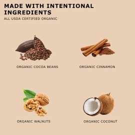 Brooklyn's Own Organic Granola Maple Cinnamon & Chocolate With Walnut Breakfast Cereal - Gluten-Free Healthy Snacks - 12 Ounce Resealable Eco-Friendly Pack