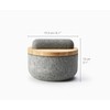 Joseph Joseph Dash™ Pestle & Mortar Set with Bamboo Lid,Gray