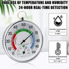 Thermometer Hygrometer: 2 in 1 Wall Mounted Thermometer and Hygrometer,