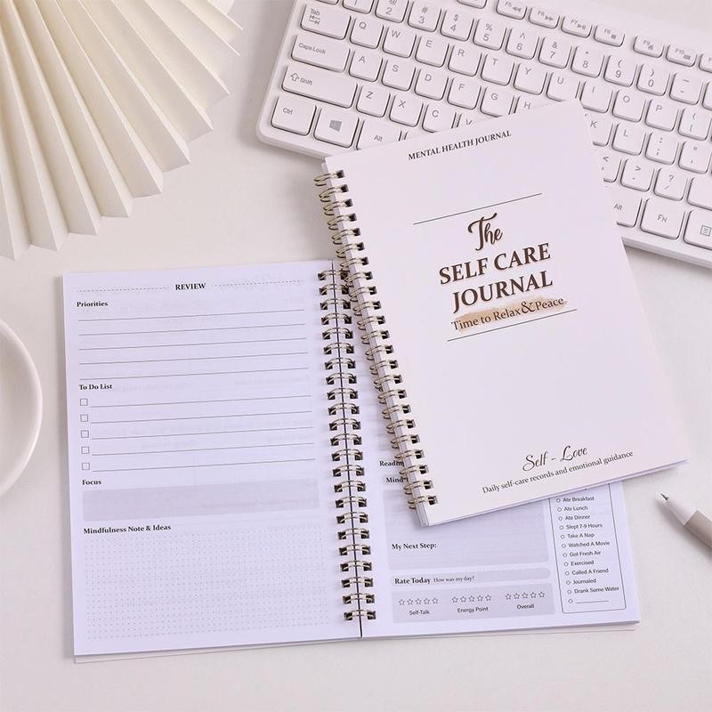 5 Minute Journal, 1 Count Daily Self-care Journal, Daily Record