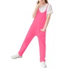 Cnkwei Girls' Casual Sleeveless Jumpsuits Spaghetti Strap Loose Romper Long