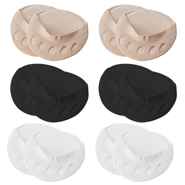 WeddHuis Forefoot Pads Set of 12 - Bunion Cushion for Pain & Fatigue, Soft Metatarsal Pads for Different Shoe Types, Unisex Fit
