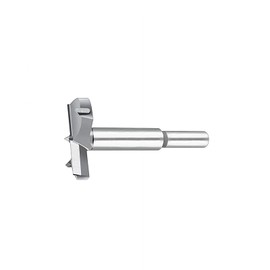 Forstner Bit 75mm, Woodworking Hole Saw, Tungsten Steel Wood Boring Bit, Round Shank Flat Wing Hinge Wood Cutter