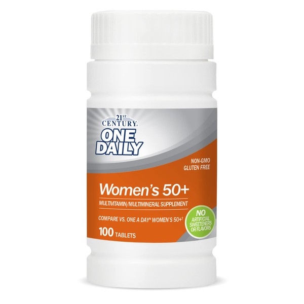 21st Century One Daily Women's 50+ Tablets, 100-Count