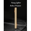 Ambrogio.L Kerosene Oil Lighter,Trench Copper Lighter Brass Fire Starter Creative