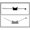 Cable Ties Screw Base, High-Strength UV-Resistant for Quick Installation on