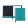 DELMON VARONE Certificate Folder in DIN A4 with Black Cord