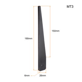 sourcing map Morse Taper Extractor for Morse Taper MT3 Lathes Drill Sleeves Made of Carbon Steel