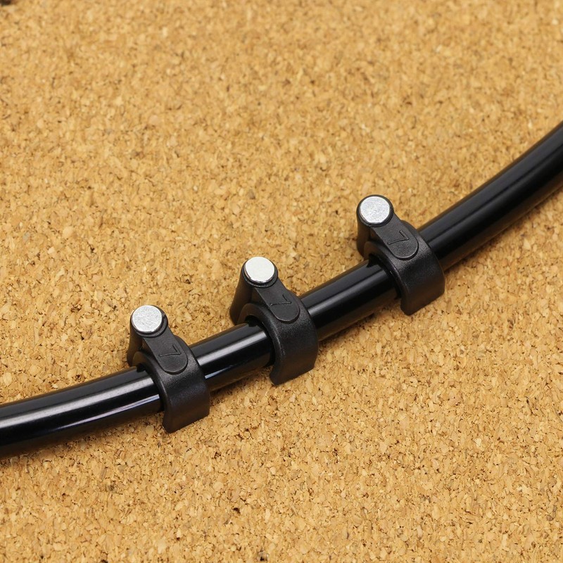 Mini Skater 7 mm PE Plastic Circle Cable Clip C