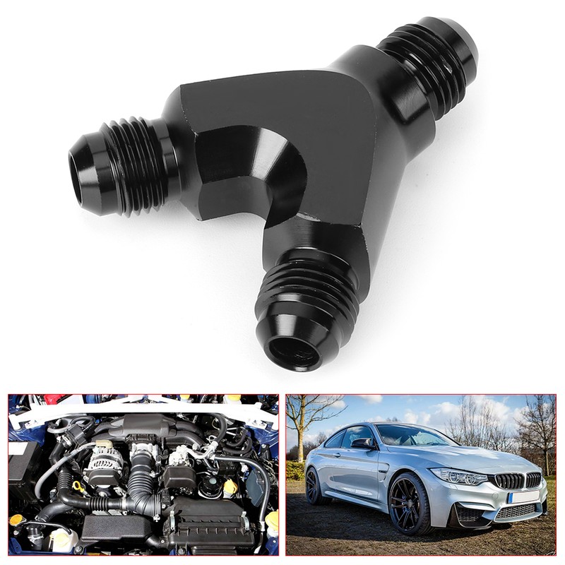 Aluminum Alloy 3-Way Fitting Adapter Y Type AN6 6AN Male