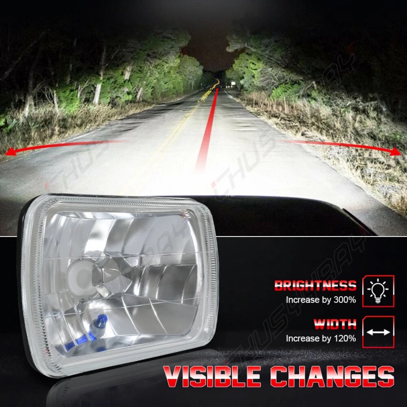 CHUSYYRAY For Toyota Pickup Truck 5X7" 7x6 inch Rectangle LED