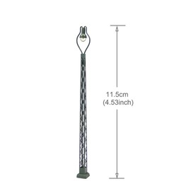 Evemodel TT LQS45-3-EU Grid Mast Light for Garden / Yard / Street Set of 3