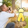 BOXCASA Pet Dog Memorial Gifts,Stained Glass Window Hanging for Suncatcher