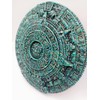 Generico 5.0In Green Malachite Ground Stone Maya Aztec Calendar God
