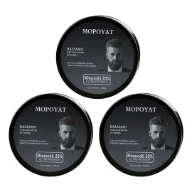 3pcs Balsamo Para Crecer La Barba Al 20%