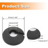 Yinpecly 4Pcs Fit 1/2 inch Outer Diameter Flange Water Pipe