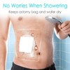 10 Pcs Waterproof Ostomy Bag Cover with Non-Stick Pad Extra