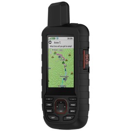 Fit for Garmin GPSMAP 66i Case, Soft Silicone Protective Case Bumper Sleeve Shell Frame Protector Cover for Garmin GPSMAP 67i (Black)