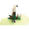 Handmade 3D Pop Up Greeting Card Handmade Parrot, Birthday, Christmas,