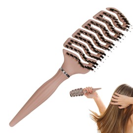 Training Hair Brush | Natural Hairstyling Brush | Soft and Flexible Hair Brushes for Salon and Home Use