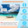 Anchor Rope 50 Ft, Premium Solid Braid MFP Anchor Line
