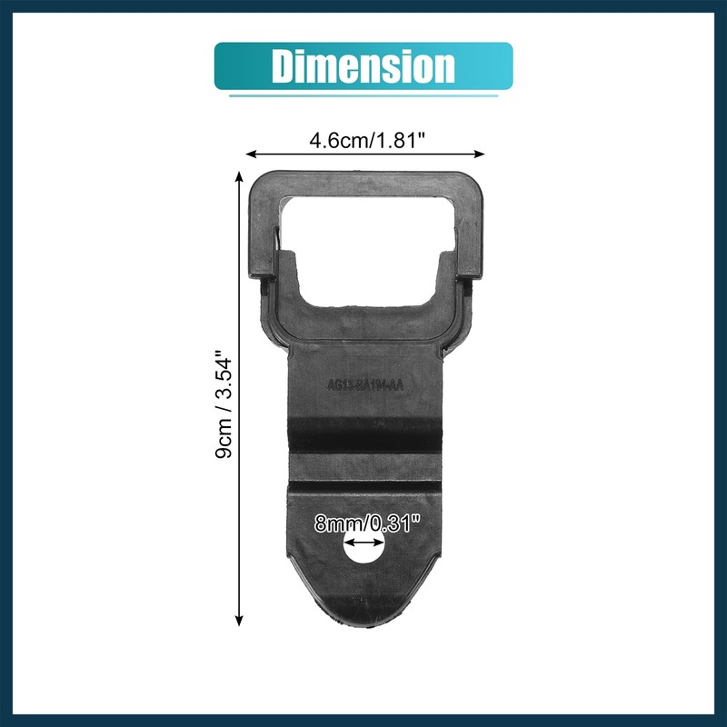 TUCKBOLD 2pcs Upper Radiator Insulator Mount Bracket for Ford Edge