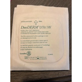DuoDERM Lot of 5 (five) DuoDerm Extra Thin CGF Dressing (Expiry between 2022 and 2024)