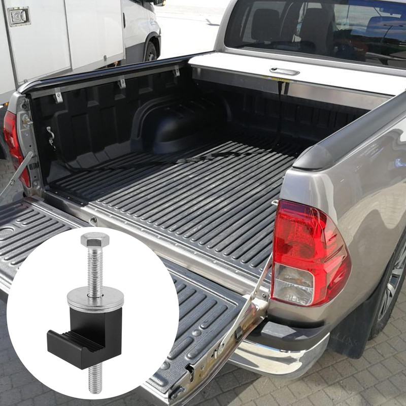 ZEONHAK 8 PCS Truck Tool Box Mounting Kit, Black Toolbox