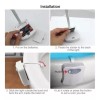 Bath Led 2 Sensores Movimiento Taza Baño Casa Cómodo Luz