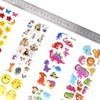 VEYLIN Stickers Reward Children, Reward, Various Types, Waterproof, 3D Kids,