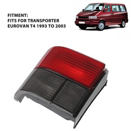 KIMISS Tail Light Housing,Rear Tail Light Cover ABS PMMA PC Rear Back Lamp Housing Waterproof Tail Light Shell for Eurovan T4 1993 to 2003 (Left 701945095)