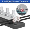 600A Bus Bar 12V Power Distribution Block with 3/8" (M10)