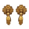 Sass & Belle Gold Hands Pendant Drawer Knobs - Set