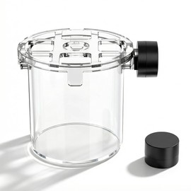 Cubierta magnética para alimentador de coral, protección magnética para alimentación de arrecifes de coral, alimentador de alimentos para peces y anillo de alimentación de hasta 1,5 cm de