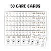 Incense Care Instruction Cards | 50pk 2x3.5” Client Minimalist How