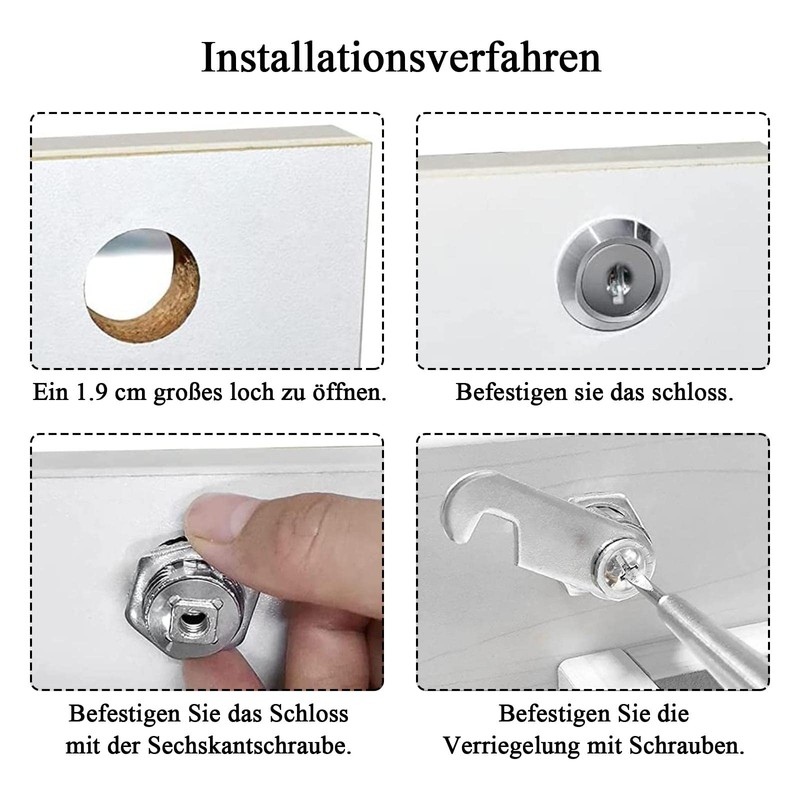 qingmeng Letter Box Lock 20 mm with 5 Different Lock