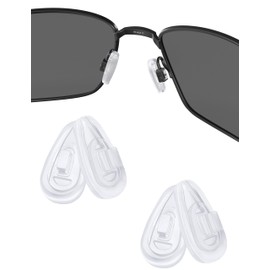 2 Pairs Replacement Nosepieces Nose Pads for Oakley Socket 5.5 OX3218/Socket 5.0 OX3217/Socket Ti OX5019/Steel Plate OX3222/Contrail OO4147 Eyeglasses