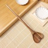 NUOBESTY Wooden Heart Spoons, Bamboo Heart Shaped Serving Mixing Spoon