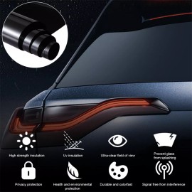 Unbranded 300cm Uncut Roll Window Tint Film 25% VLT 20" x 10'ft Feet Car Home Office Glass