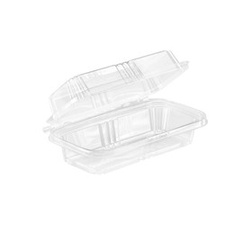 Safe-T-Fresh Grab and Go High Quality Food Container, Clear Plastic, Safe-T-Guard Tear Strip Lock Lid, 150 Pack, By Inline Plastics