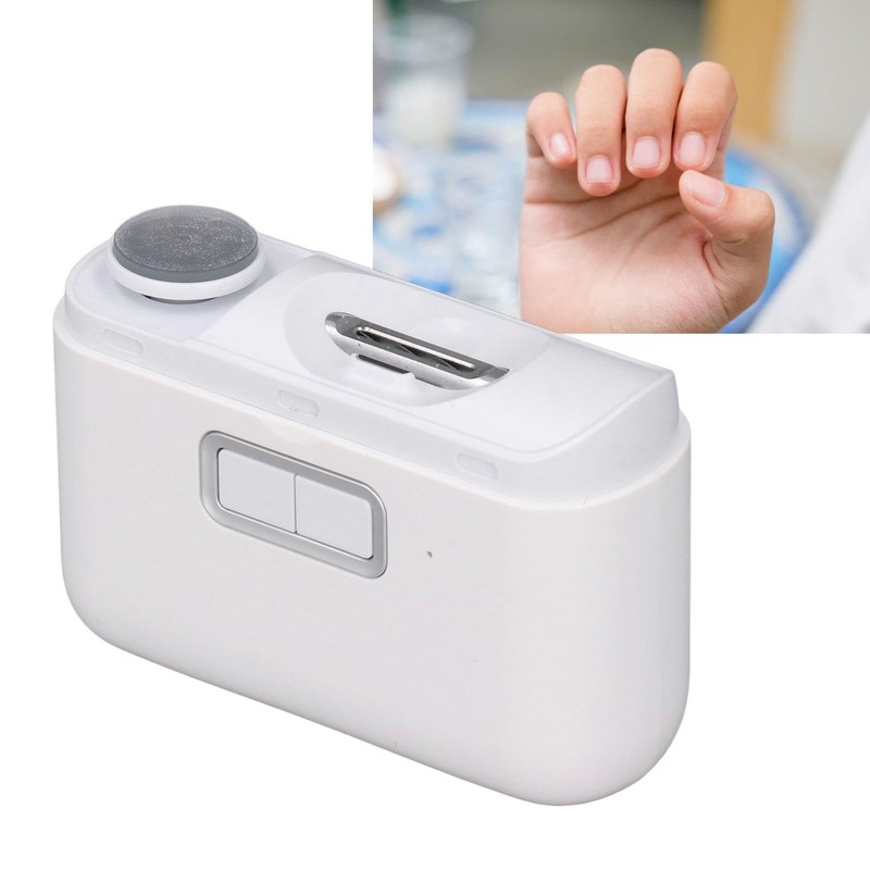 2 in 1 Electric Nail Clippers, Quick Polishing, Automatic Fingernail