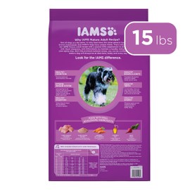 IAMS Senior Dry Dog Food, Chicken, All Breed Sizes
