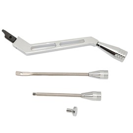 Shifter Lever Turn Signal Hazard Tilt Kit Polished Billet Stainless Steel High Strength for Cars Trucks