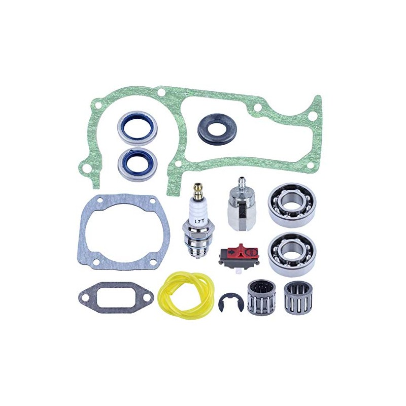 Hippotech Crankshaft Bearing Seal Gasket with Spark Plugs for Husqvarna