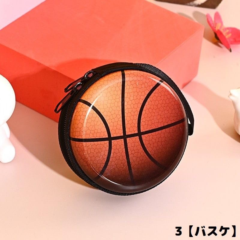 [Plus Nao] プラスナオ コインケース 小銭入れ 小物入れ ミニポーチ イヤホン収納 円型 丸型