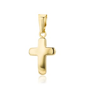 OROVI 14ct Yellow Gold Cross Pendant, Yellow Gold