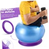 NOLITOY Inflatable Yoga Ball Holder Fixed Ring for Stability and