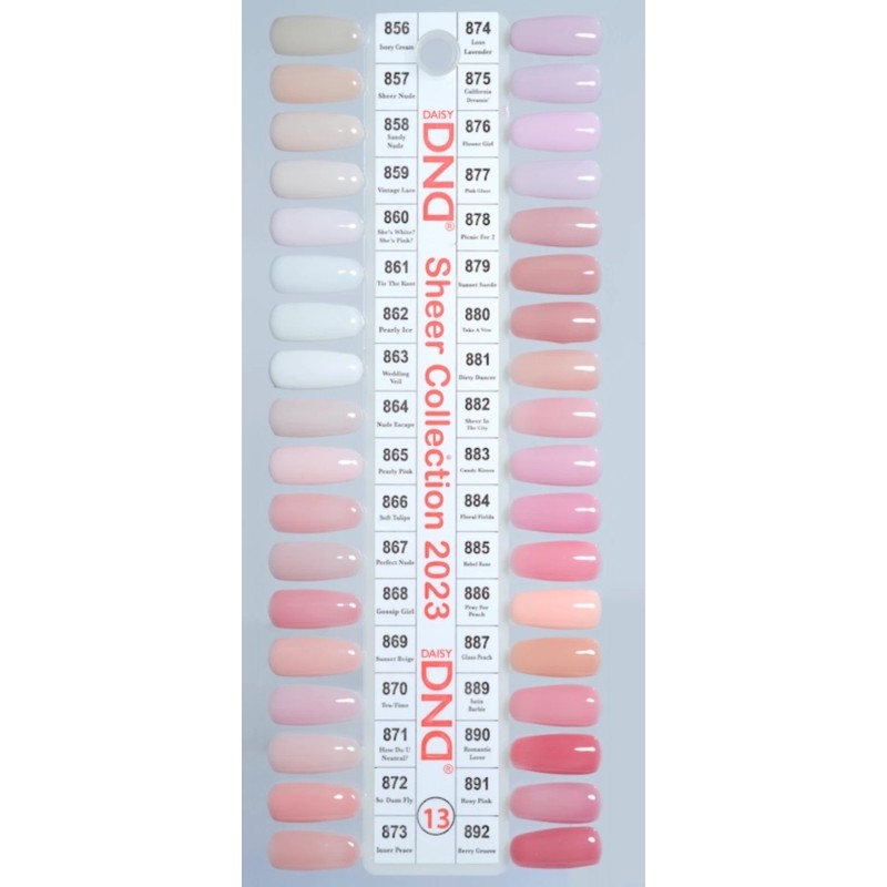 DND DUO GEL - SHEER COLLECTION - 871 HOW DO